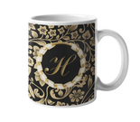 11oz Mug | Customise It | Gold Floral | Gift Idea
