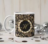 11oz Mug | Customise It | Gold Floral | Gift Idea