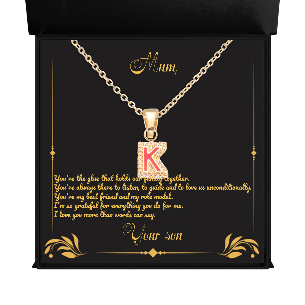 Initial Letter Necklace | Mother's Day | Birthday Gift