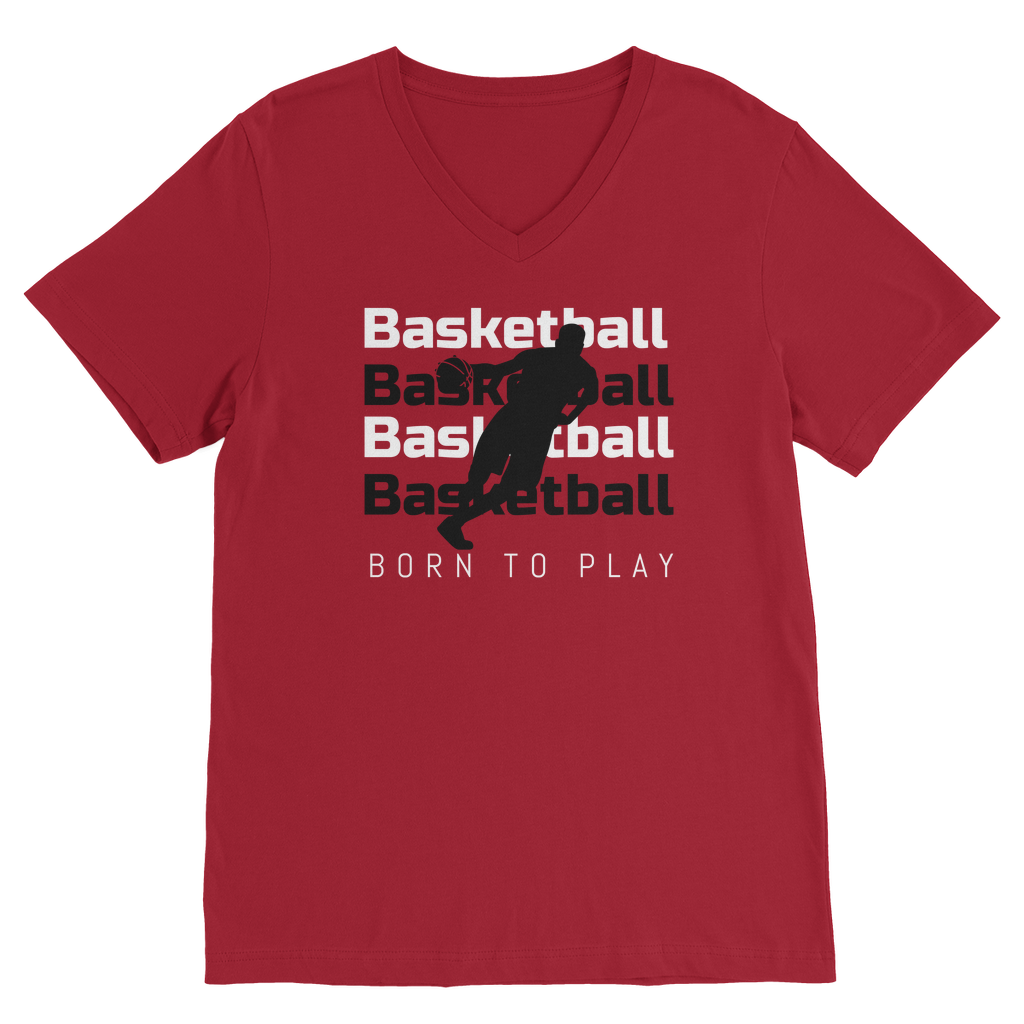 Basketball | Premium V-Neck T-Shirt | Unisex