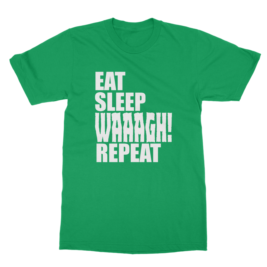 ORK | Eat Sleep Repeat | Heavy Cotton Unisex T-Shirt | 40K