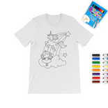 Unisex T-Shirt | Unicorn Colouring T-Shirt | Child & Adult Sizes