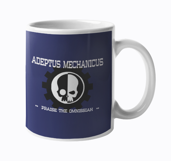 11oz Mug | Adeptus Mechanicus | Blue | WH40K
