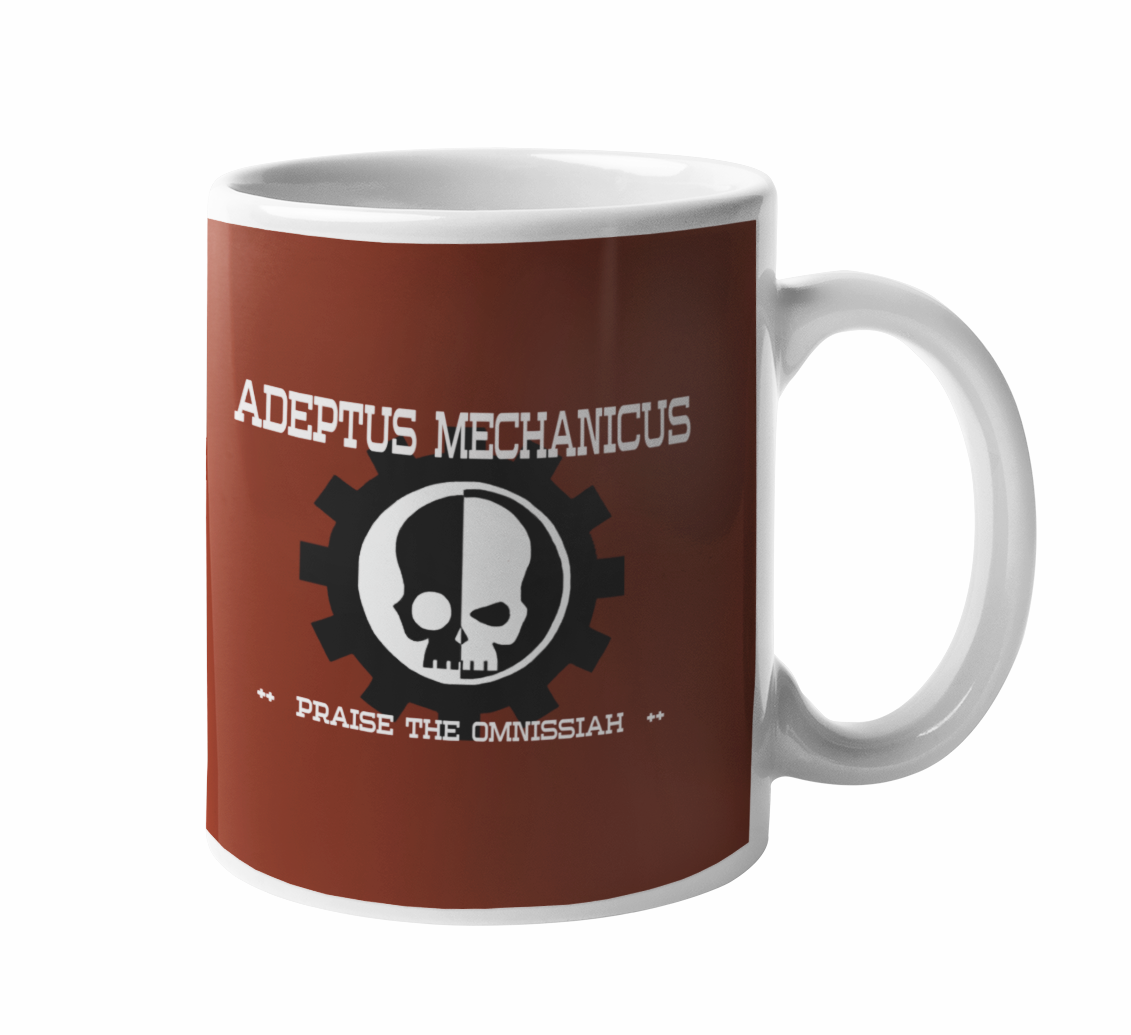 11oz Mug | Adeptus Mechanicus | Red | WH40K