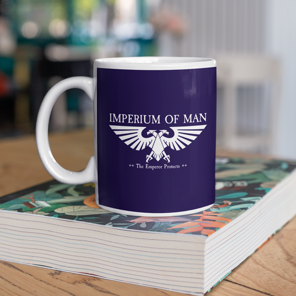 11oz Mug | Imperium of Man | Indigo | WH40K