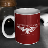 11oz Mug | Imperium of Man | Scarlet | WH40K