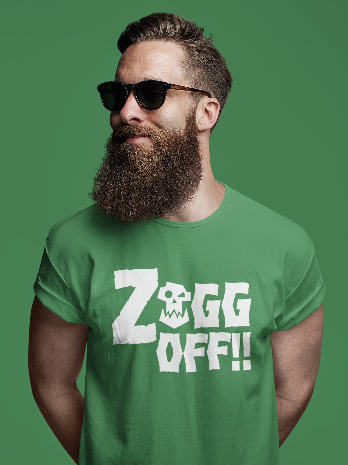 Orks | Zogg Off_| Heavy Cotton Unisex T-shirt | WH 40K