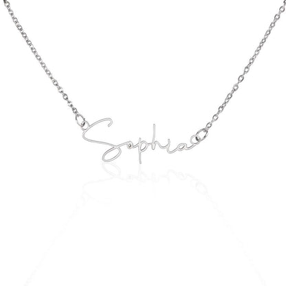 Customise it | Signature Necklace | Name | Gift Idea