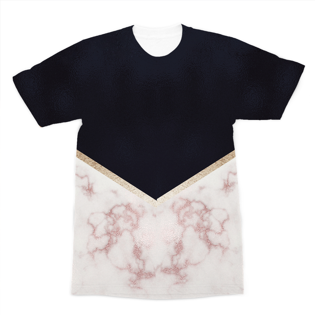 Sublimated Print | Blue Marble | Premium | Adult T-Shirt